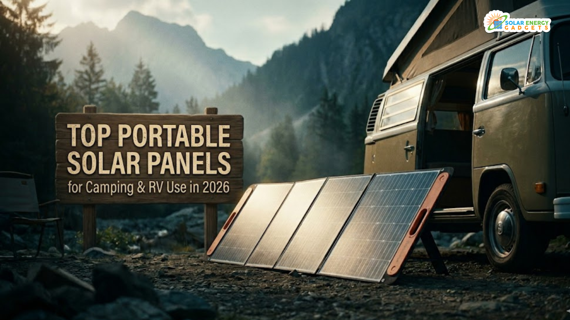 Top Portable Solar Panels for Camping & RV Use in 2026