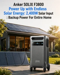 Power Up with Endless Solar Energy: 2,400W Solar Input