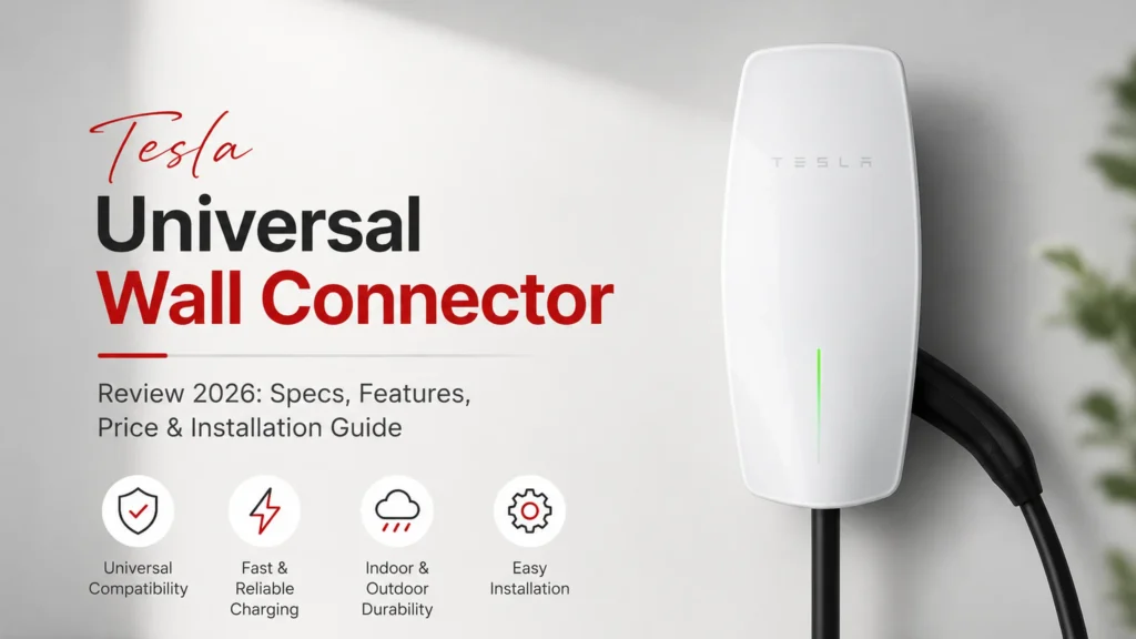 Tesla Universal Wall Connector Review, Specs & Price 2026